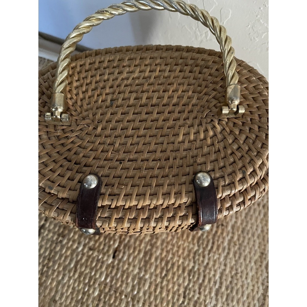 Vintage Wicker Basket\Purse ~Nice Condition~ - Picture 2 of 6